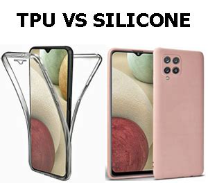 tpu phone cases vs silicone